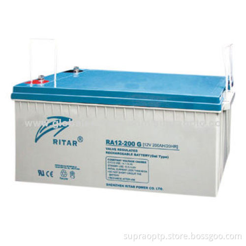 Rechargeable Deep Cycle Gel Battery, UL ApprovedNew
